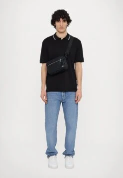 Armani Exchange ELBA UNISEX - Cross Body Bag - Black