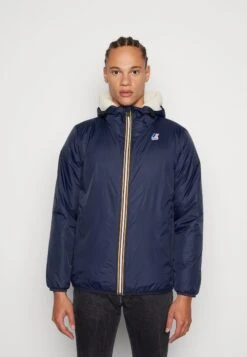 K-Way Vrai Claude Orsetto Unisex - Winter Jacket - Blue Depht