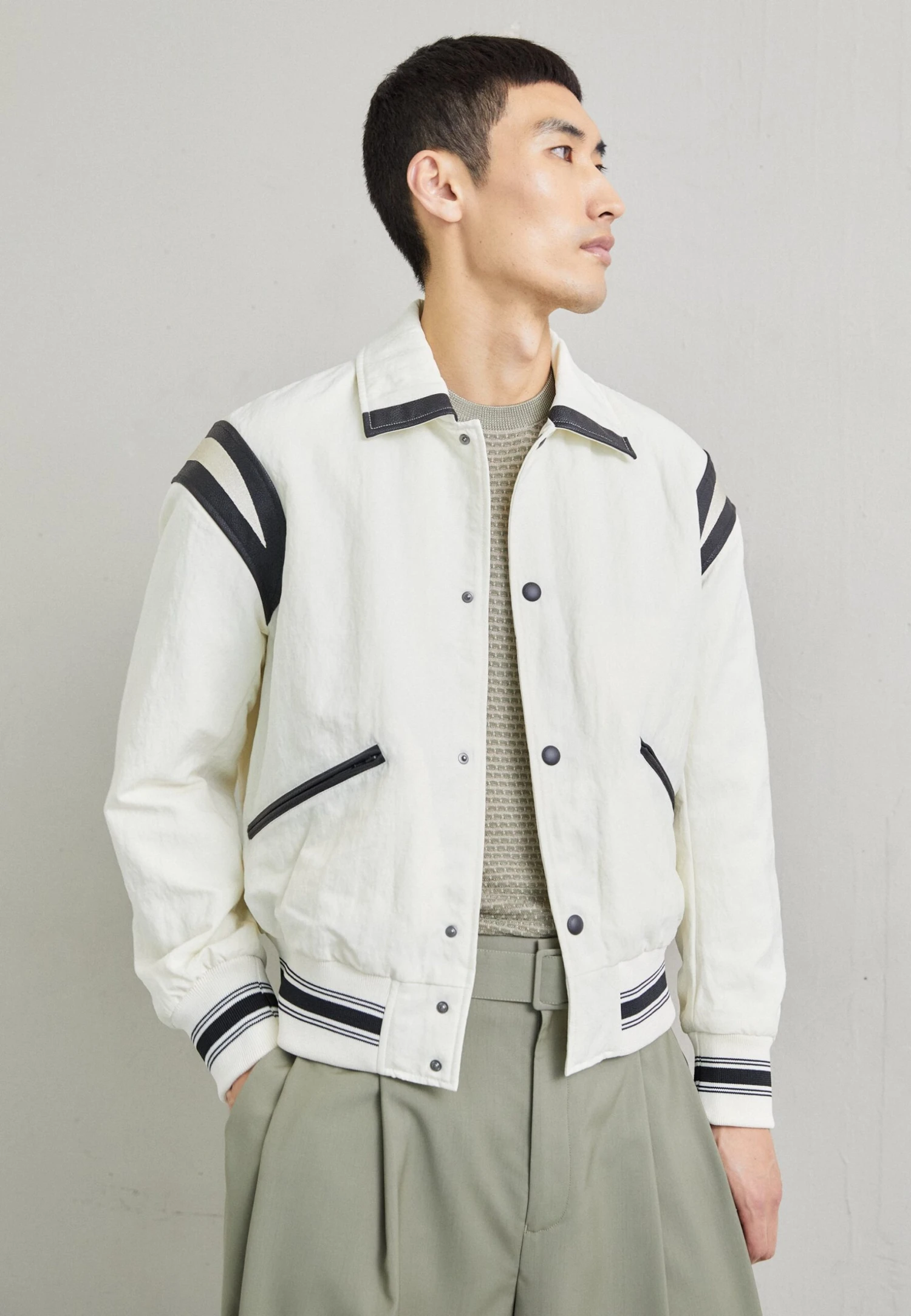 Emporio Armani Bomber Jacket - Vaniglia - Image 3