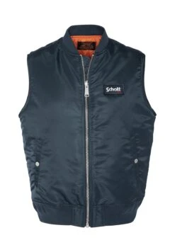 Schott Ma-1 - Waistcoat - Bleu Marine