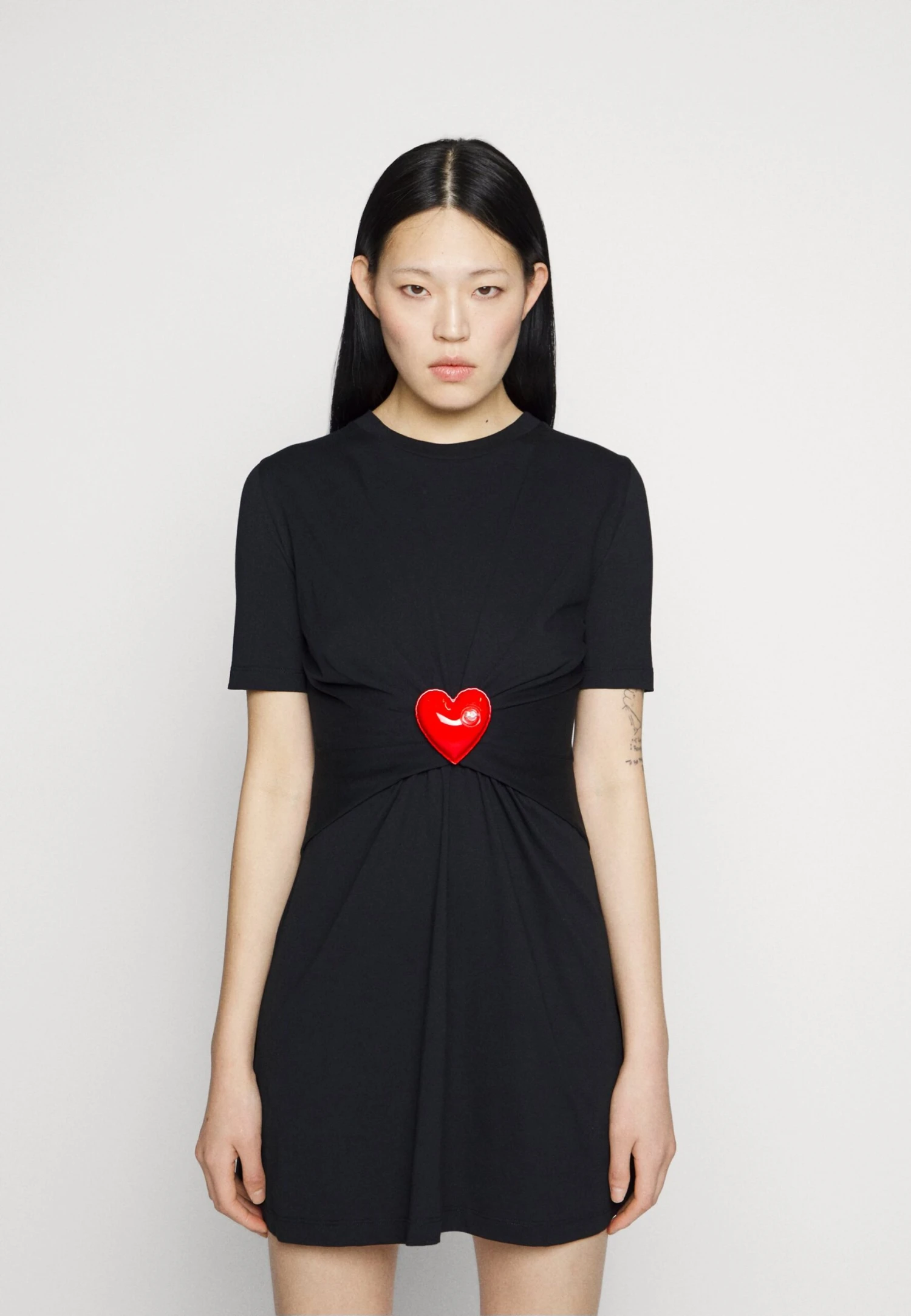 MOSCHINO Inflatable Heart - Jersey Dress - Image 3