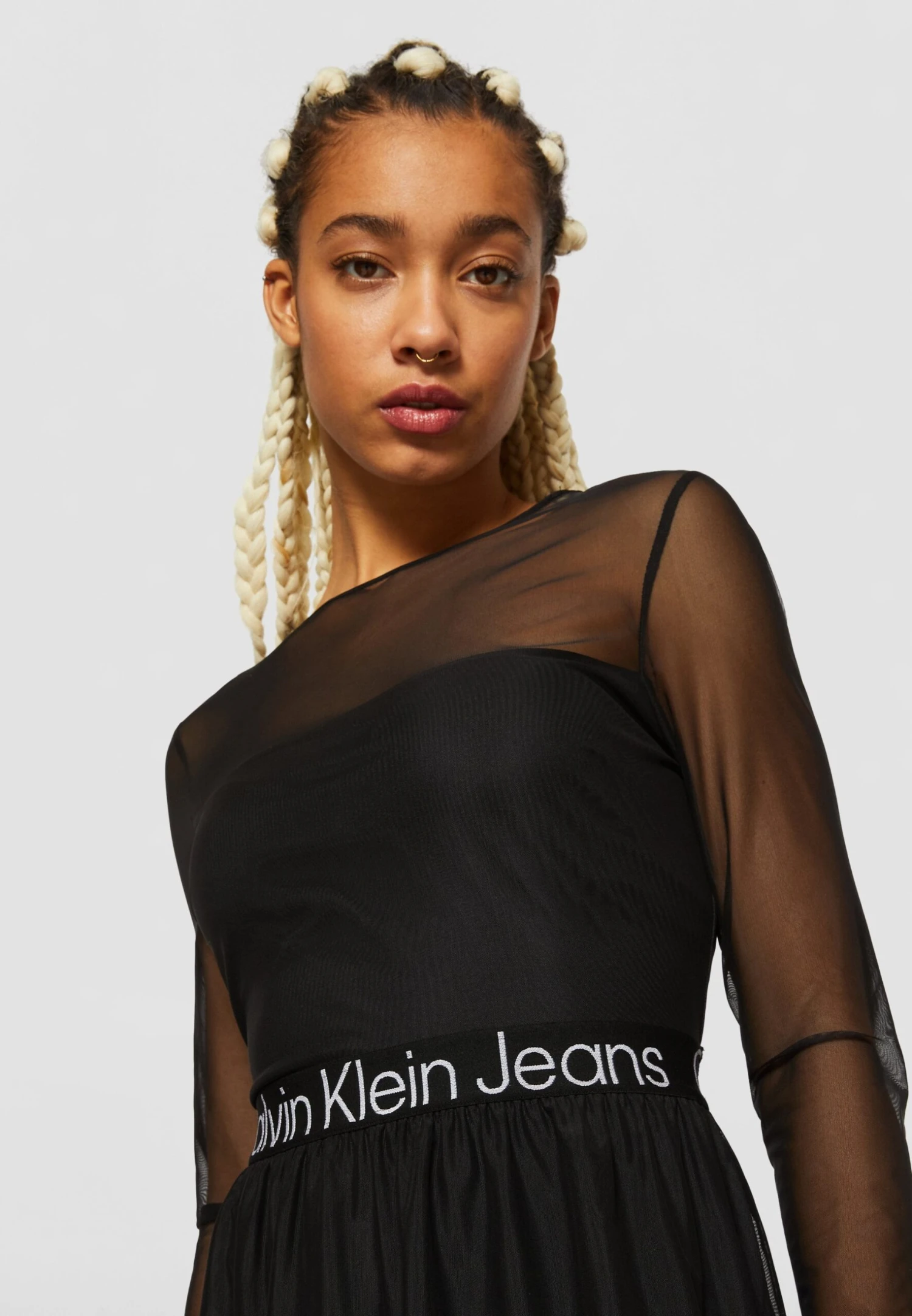Calvin Klein Jeans Logo Dress - Day Dress - Image 4