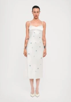 EMBROIDERED WATERLILY - Cocktail Dress / Party Dress - Ivory