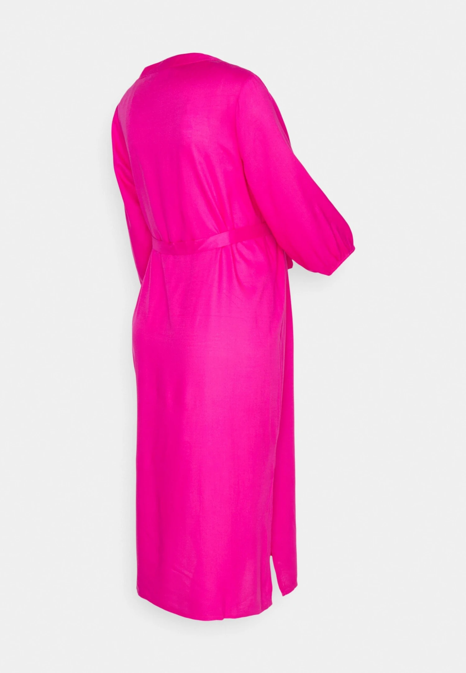 Mamalicious Mlmisty Lia - Shirt Dress - Fuchsia Fedora - Image 2