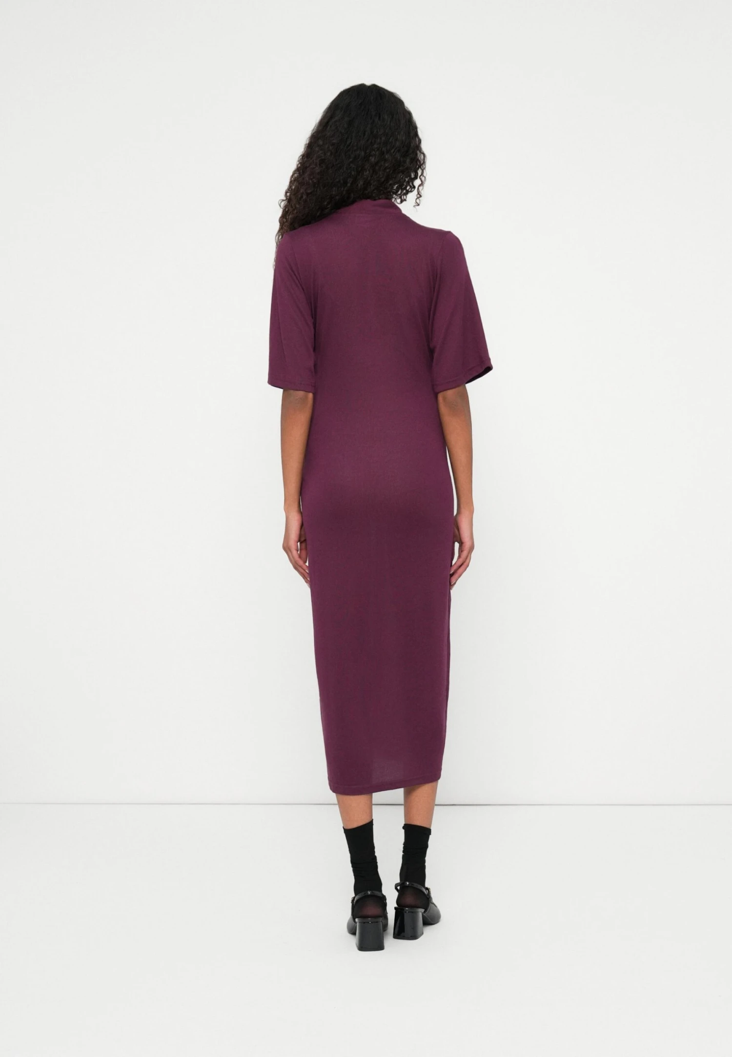 Mamalicious MLMAEVE TESS MIDI DRESS - Jersey Dress - Winetasting - Image 3