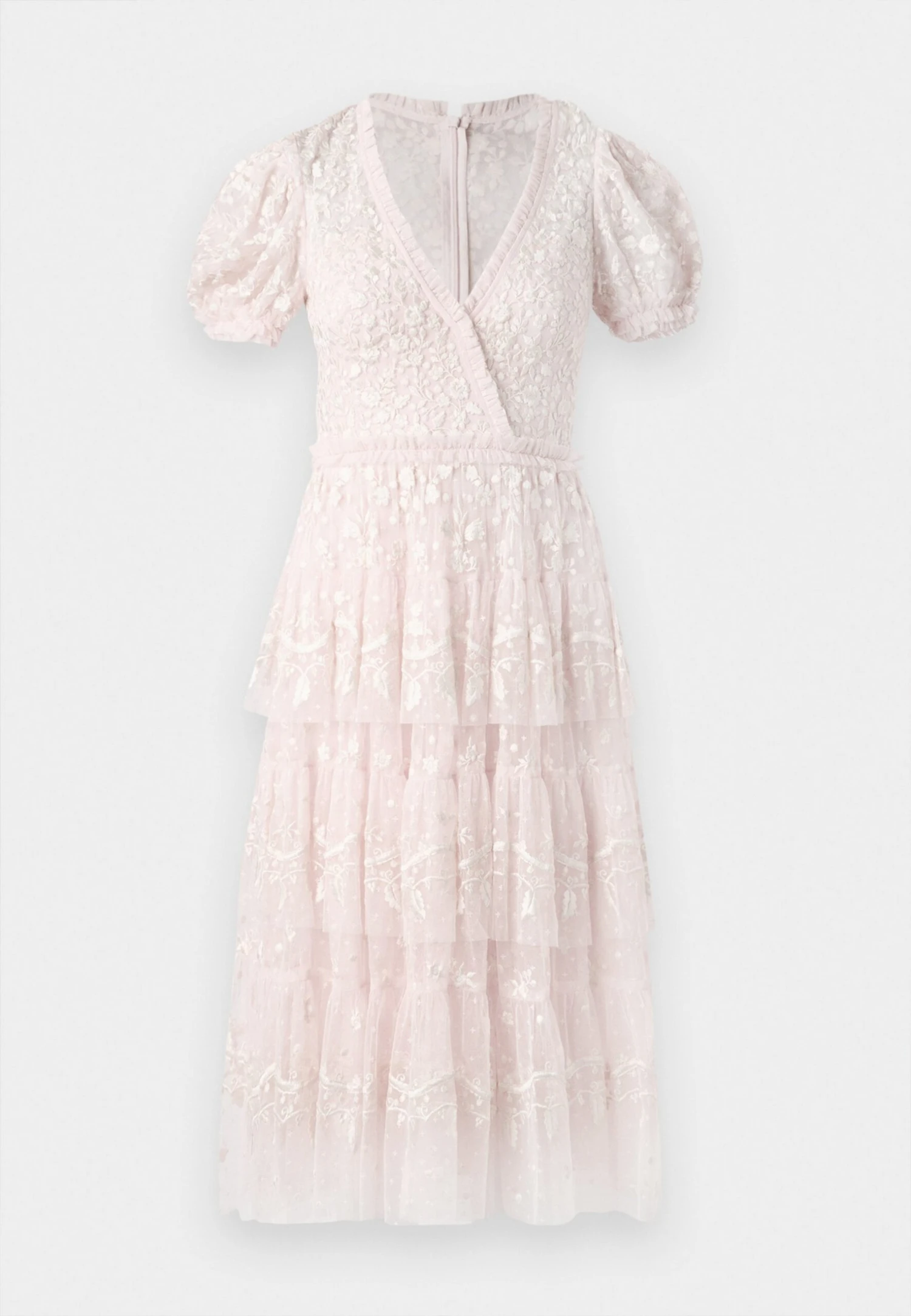 Needle & Thread LAYERED DRESS - Cocktail Dress / Party Dress - Dusk Pink/cream - Image 6