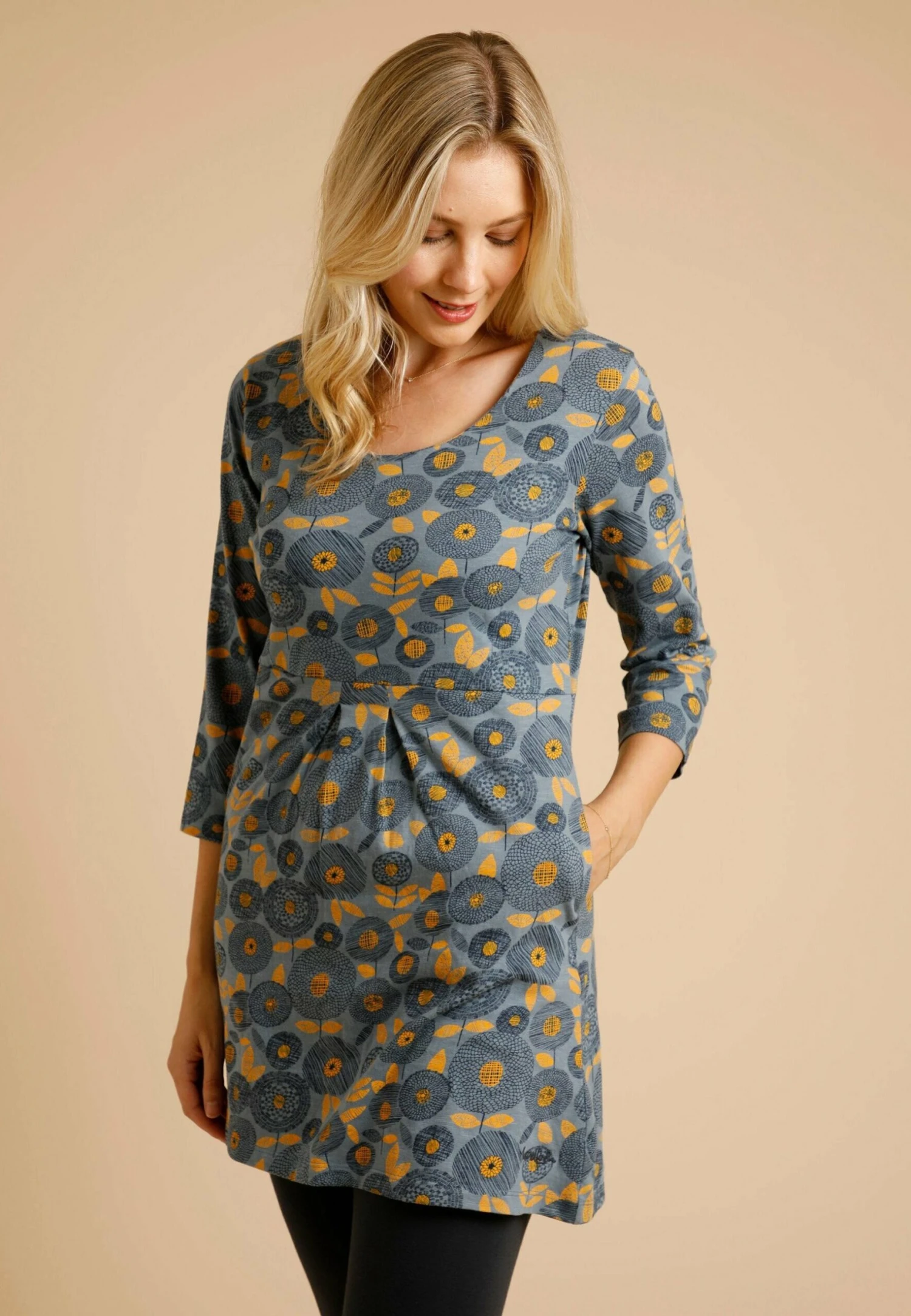 Arlina Organic Printed Mirage - Day Dress - Image 2