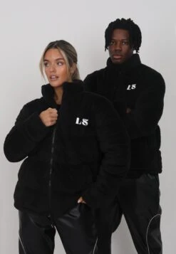 Denver Teddy Puffer Unisex - Winter Jacket - Black