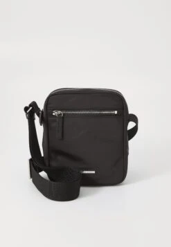 Calvin Klein SLEEK REPORTER - Cross Body Bag - Black