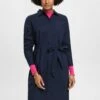 ESPRIT Mit Bindegürtel - Shirt Dress - Navy