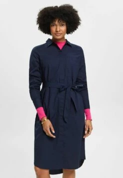 ESPRIT Mit Bindegürtel - Shirt Dress - Navy