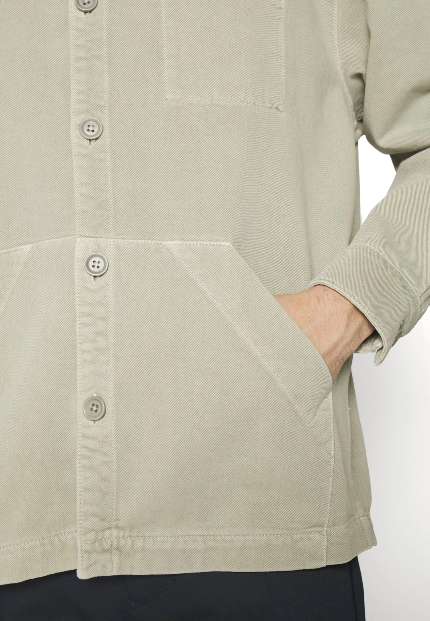 DRYKORN Duard - Denim Jacket - Green - Image 7