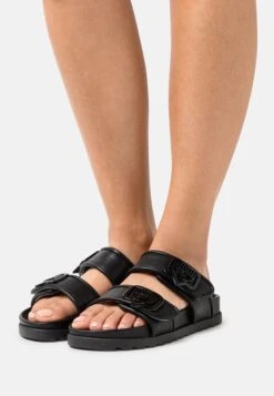 Chiara Ferragni Double Strap- Mules - Black