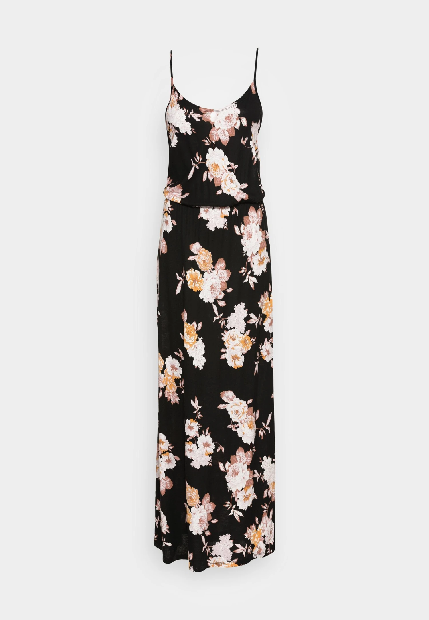 Vila Vikami- Maxi Dress - Black/Flower - Image 4
