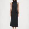 Staud CANAL MIDI DRESS - Jumper Dress - Charcoal