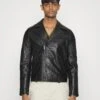 THE KOOPLES Blouson Cuir - Leather Jacket - Black