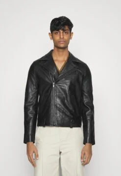 THE KOOPLES Blouson Cuir - Leather Jacket - Black