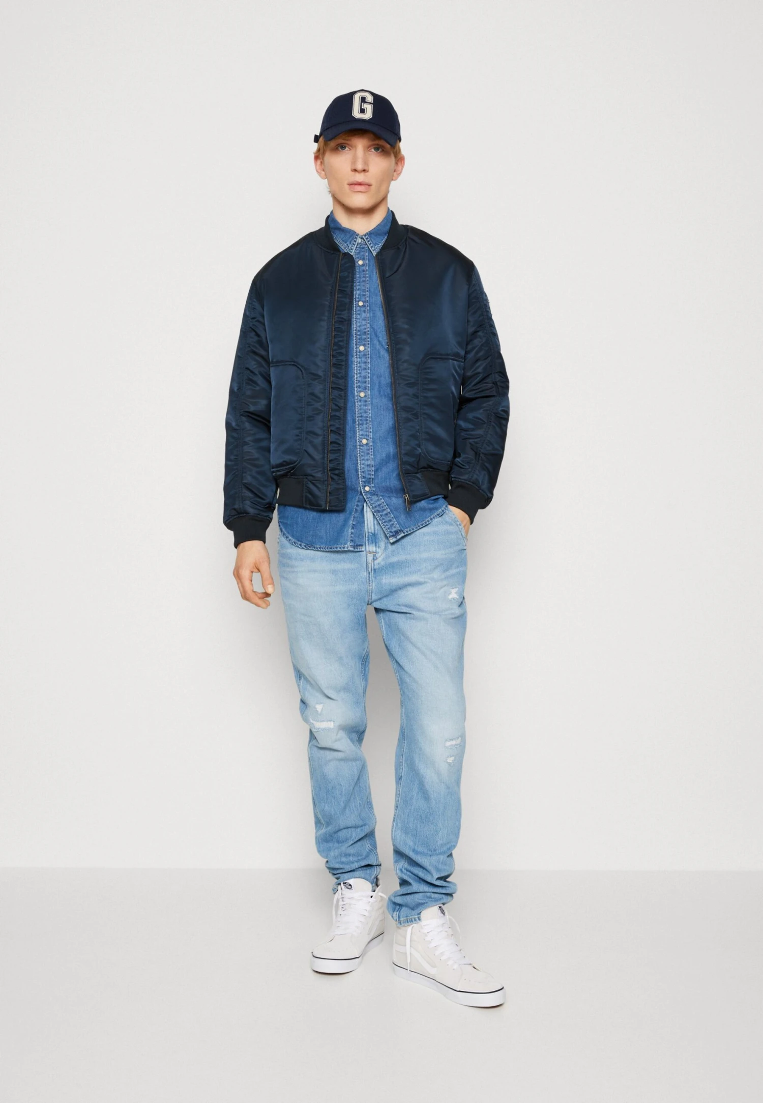 ESPRIT Bomber Jacket - Petrol Blue - Image 2