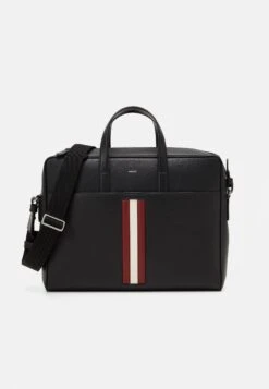 Bally MYTHOS BRIEF - Briefcase - Black/red