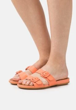 Fitflop Gracie Buckle Two Bar - Mules - Sunshine Coral