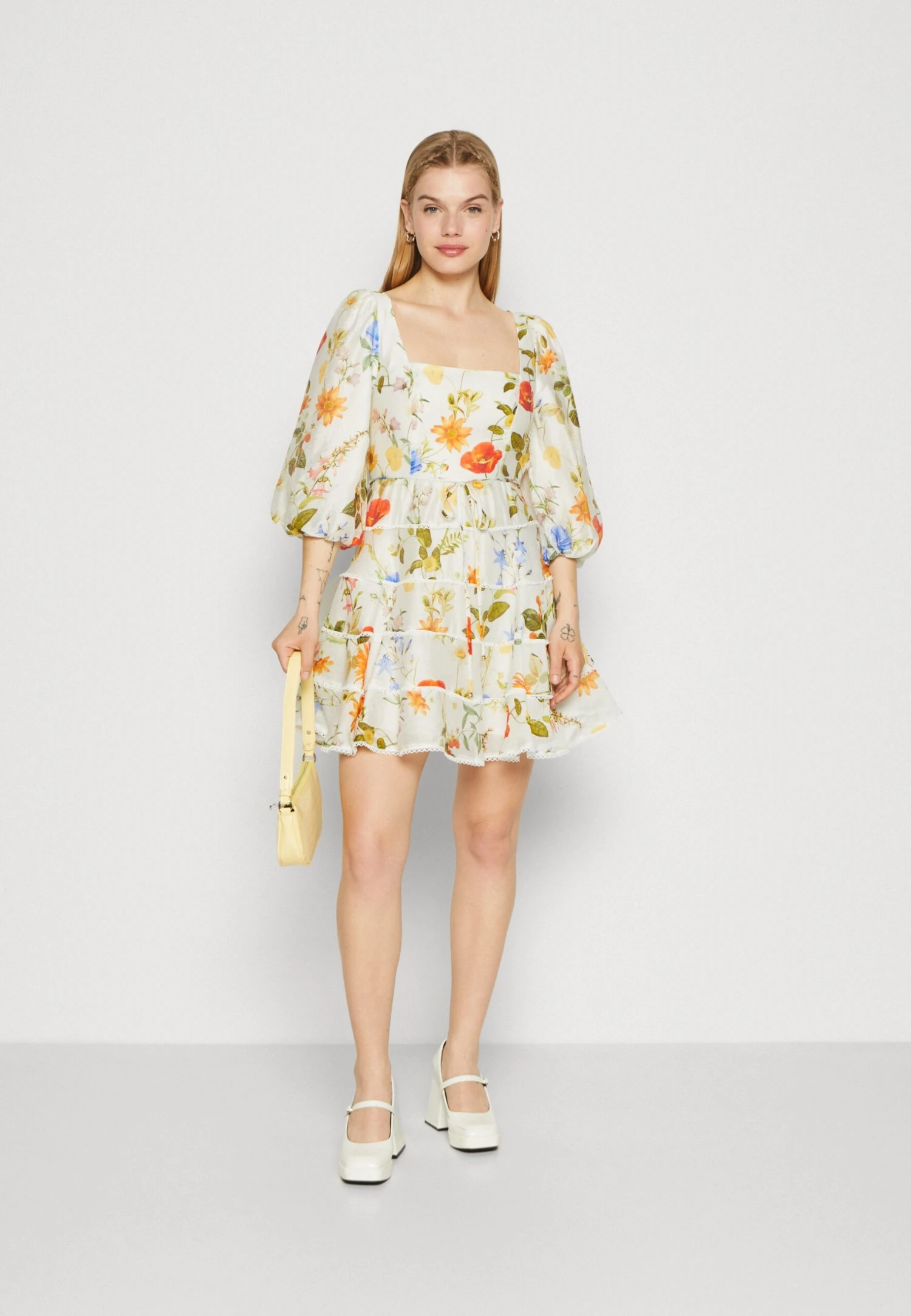 Forever New Esmie Tiered Floral Skater - Day Dress - Image 2