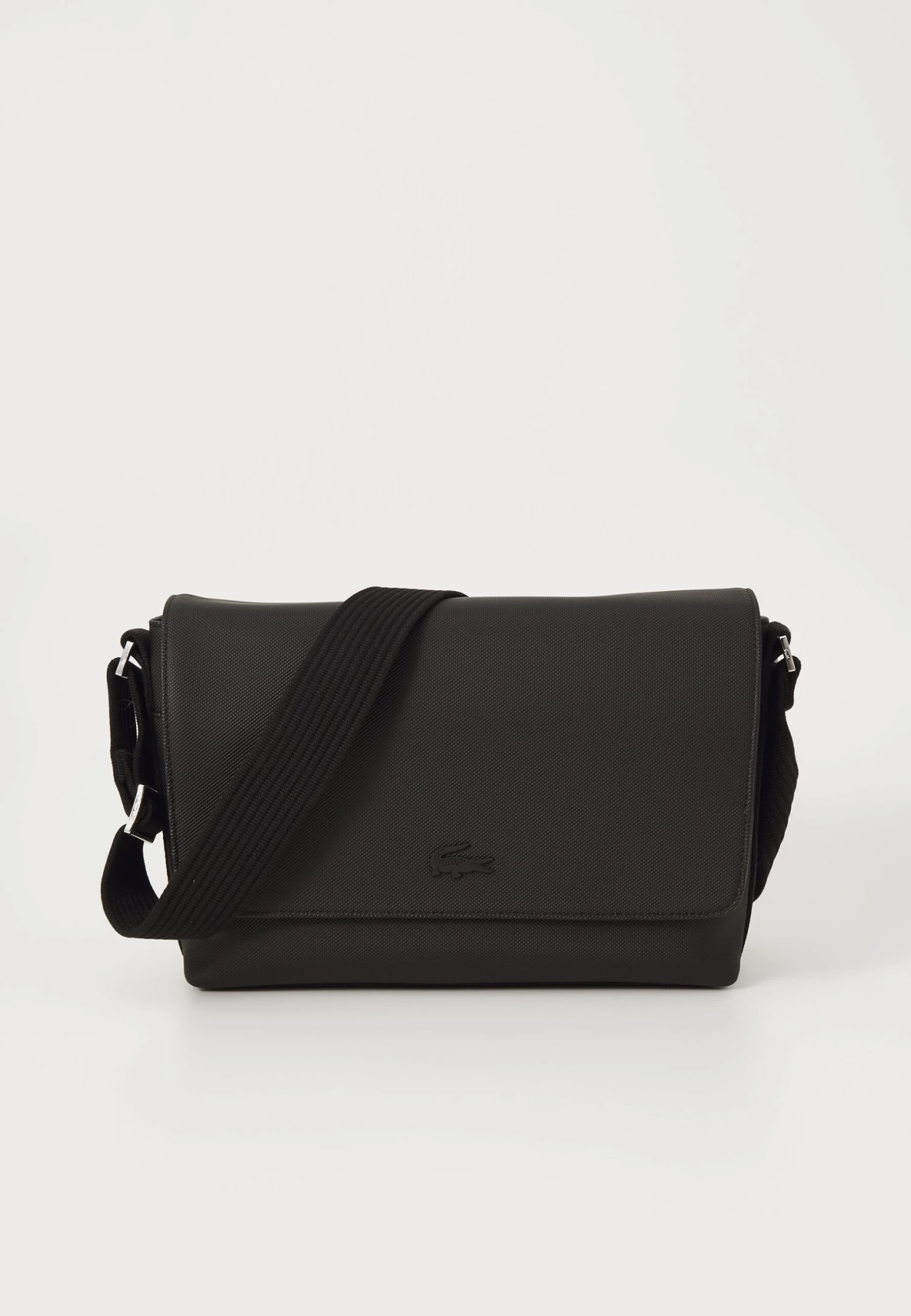 Lacoste MESSENGER BAG MEN CLASSIC - Cross Body Bag - Noir