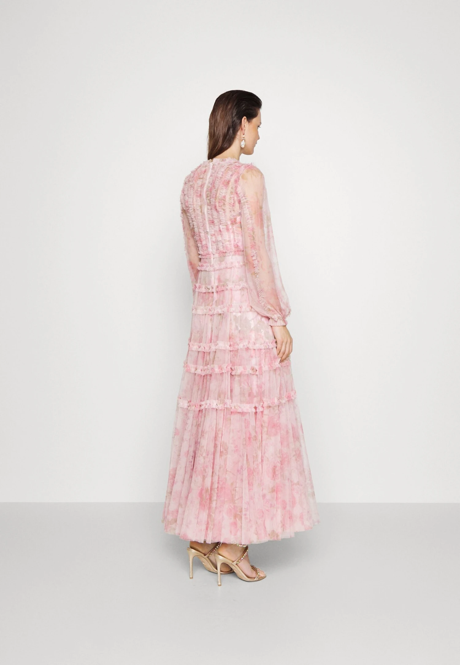 Needle & Thread Rose Bluebell Esme Gown - Occasion Wear - Tinted Pink - Image 3