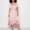 Yasthea Midi Wrap Dress- Occasion Wear - Zephyr