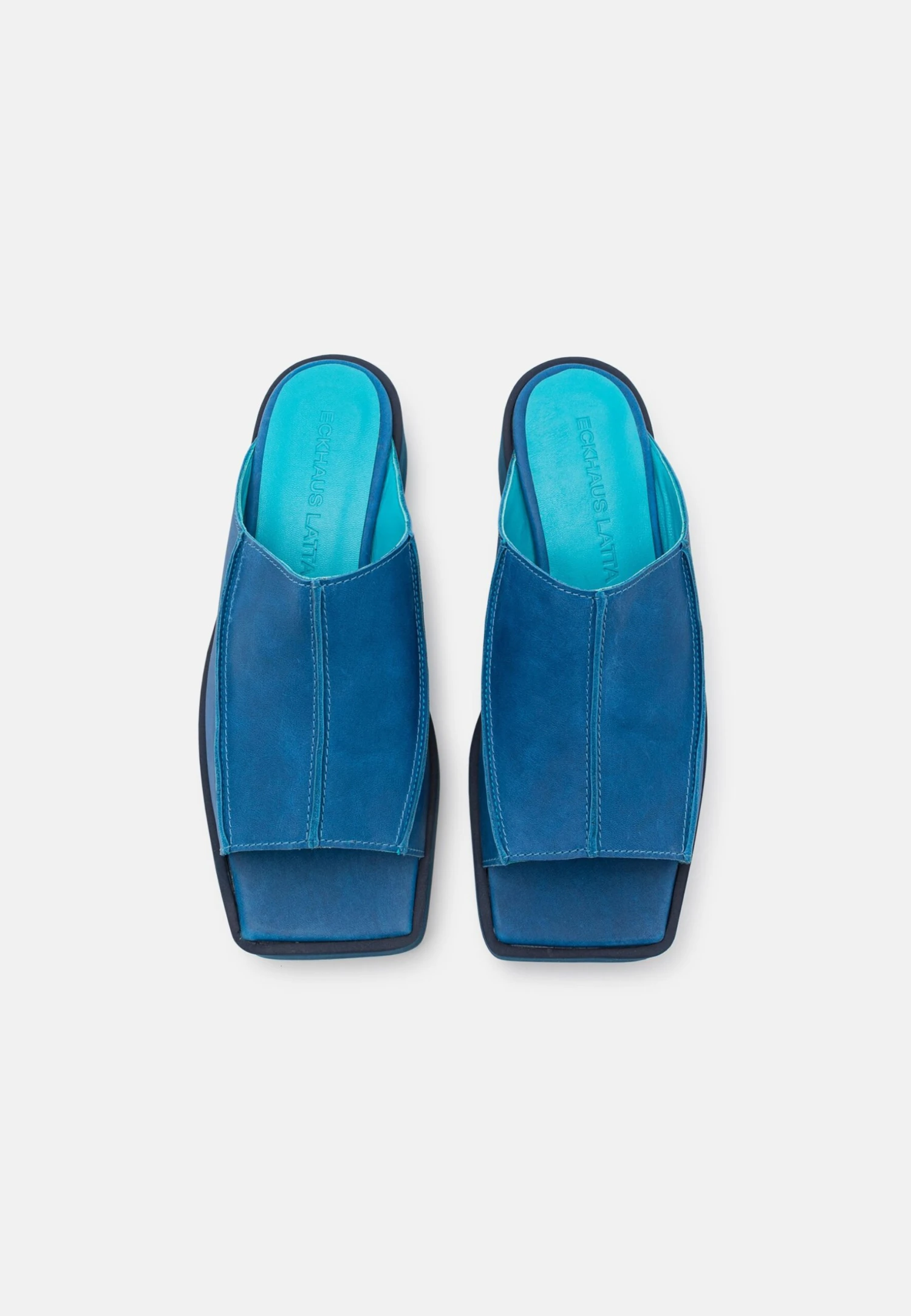 Frame Slide- Mules - Blue - Image 5