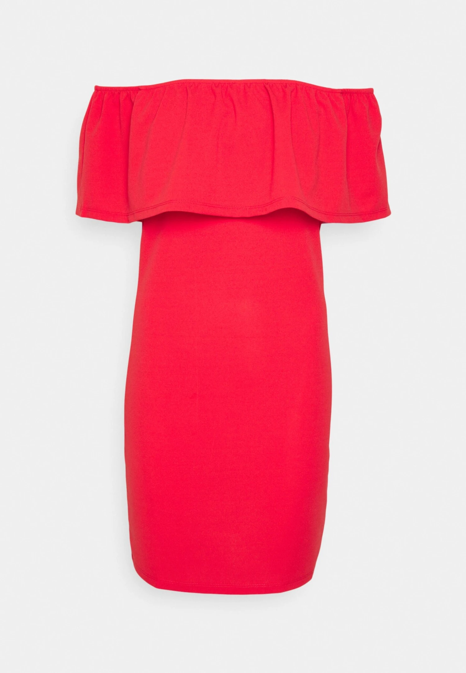 Vero Moda Vmdorty Off Shoulder Short Dress - Jersey Dress - Bittersweet - Image 5