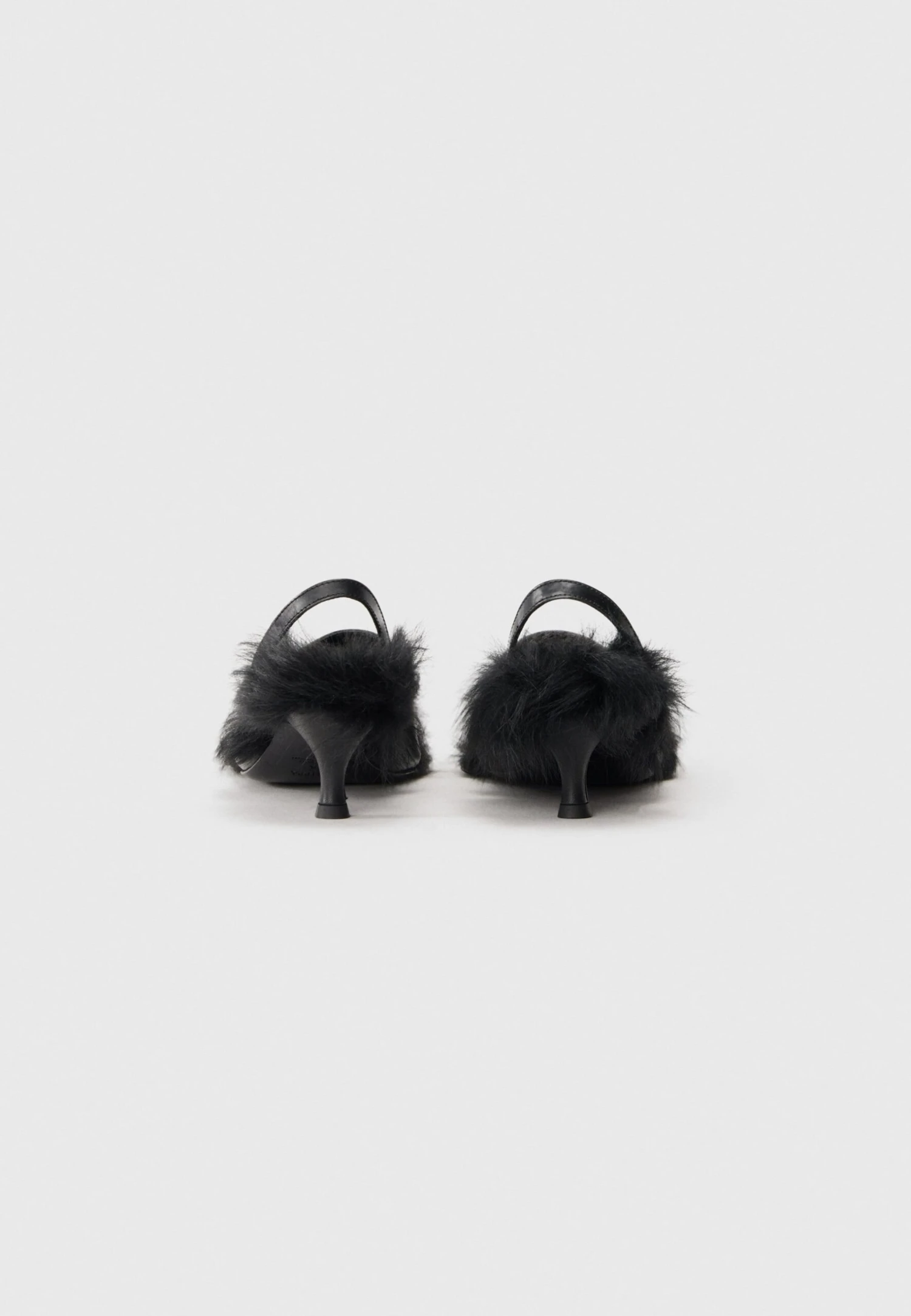 Filippa K Heeled Mules - Black - Image 3