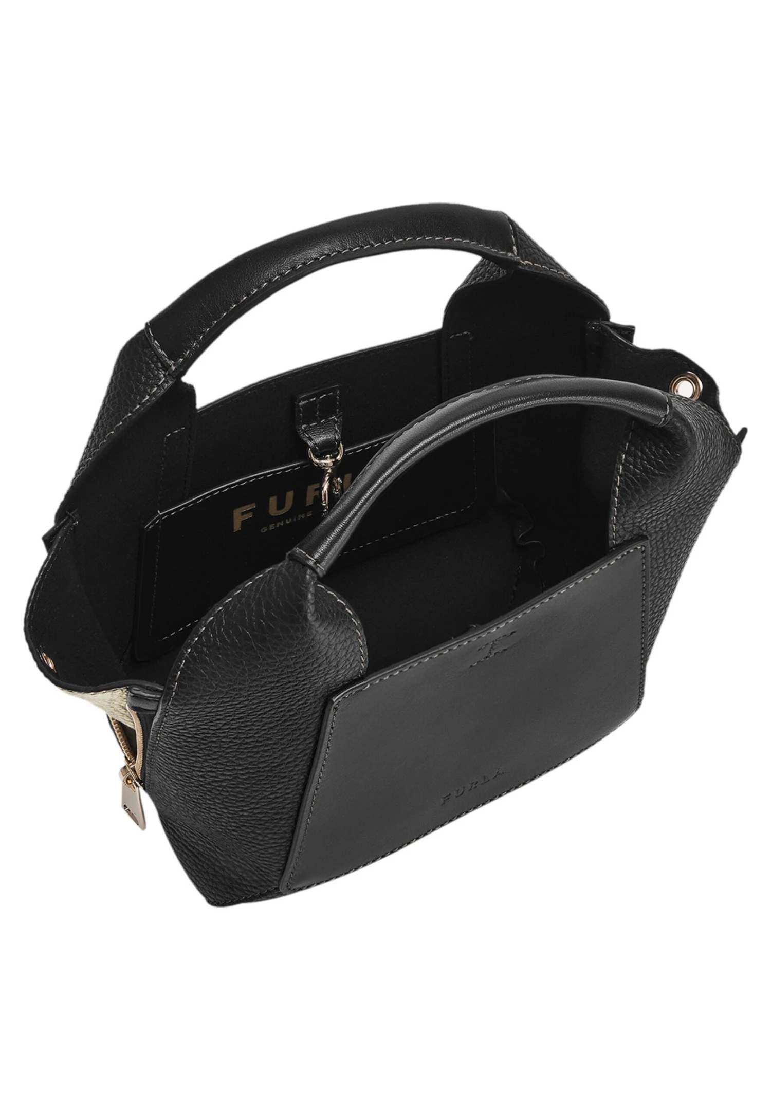 Furla Gilda- Tote Bag - Nero Marmo C - Image 4