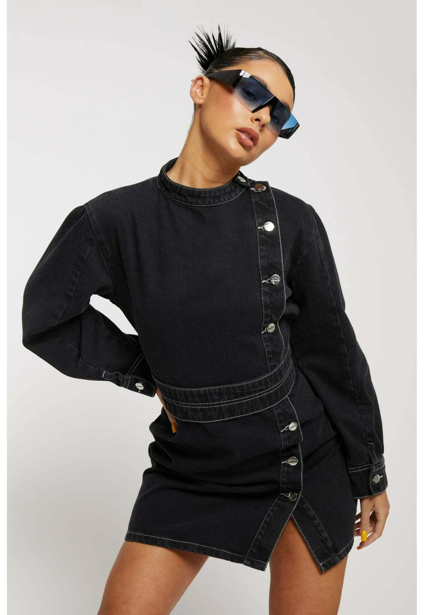 Belted - Shirt Dress - Image 9