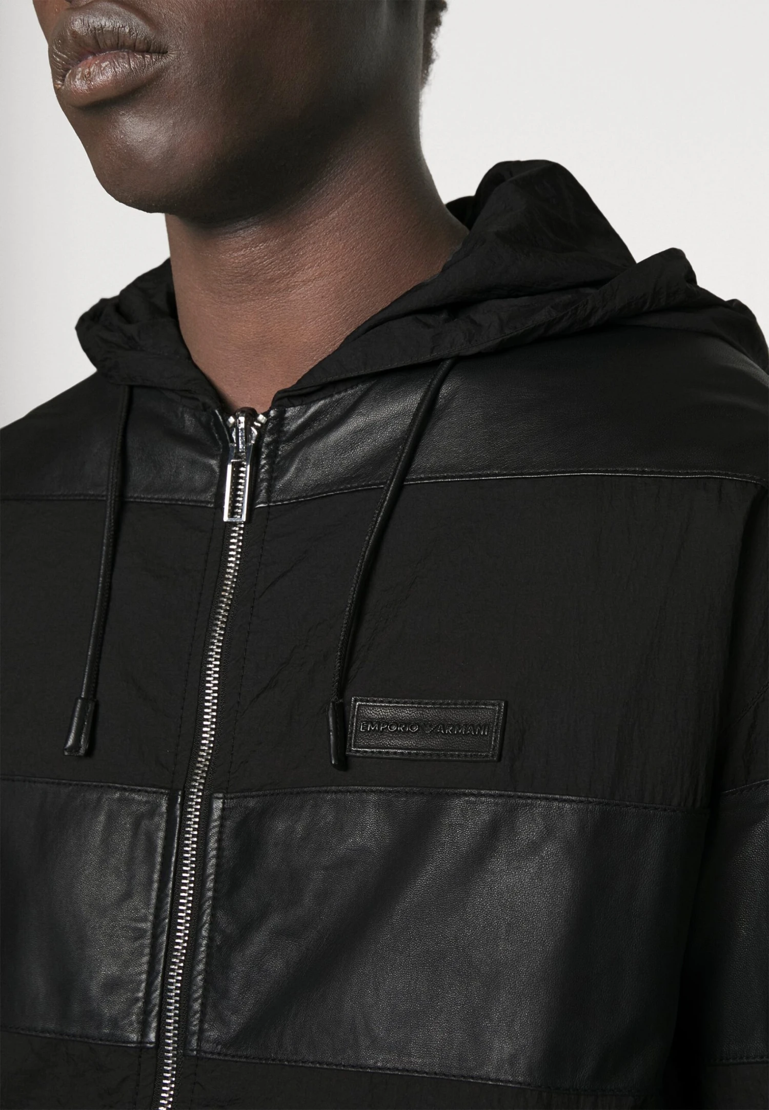 Emporio Armani Blouson - Leather Jacket - Nero - Image 7