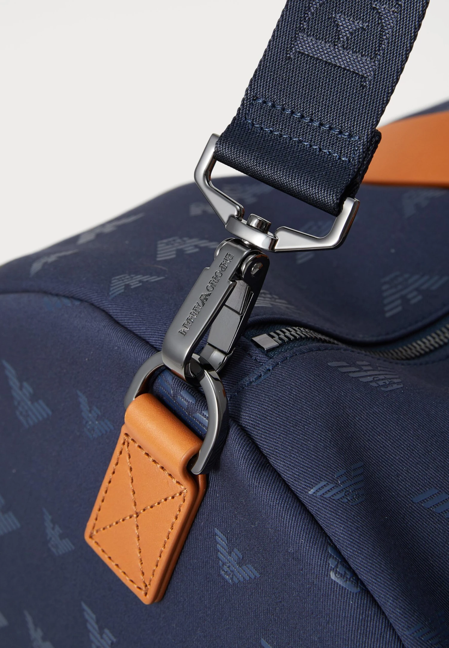 Emporio Armani HOLDALL - Weekend Bag - Iconico Blue - Image 7