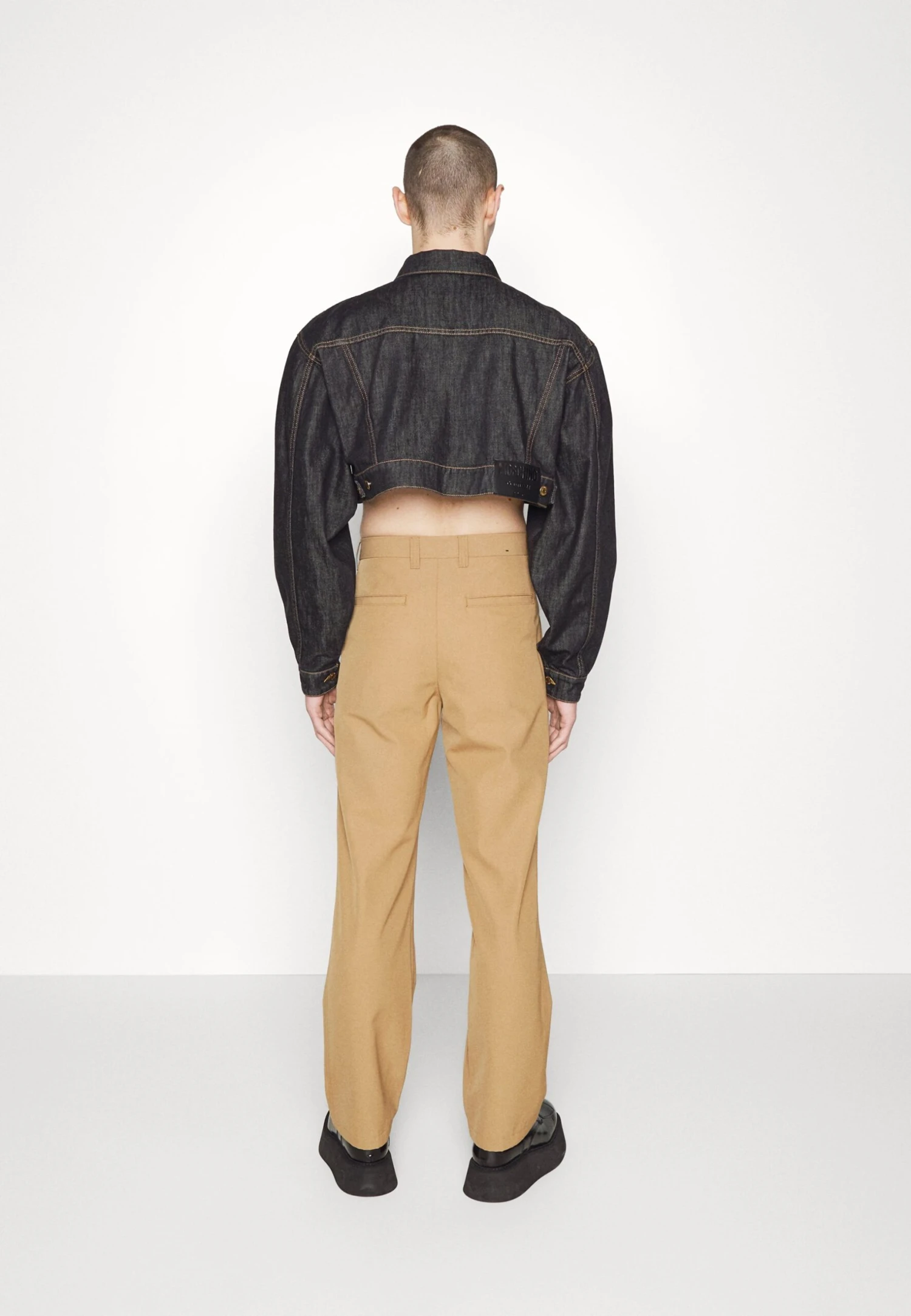 MOSCHINO Denim Jacket - Black - Image 4