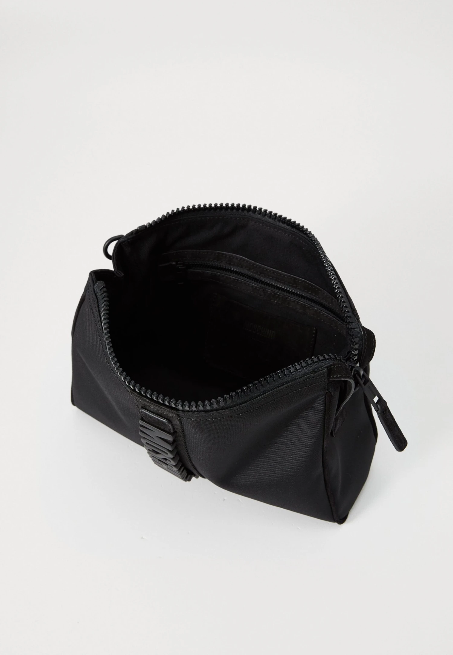 MOSCHINO CORDURA CROSTA - Wash Bag - Nero - Image 3