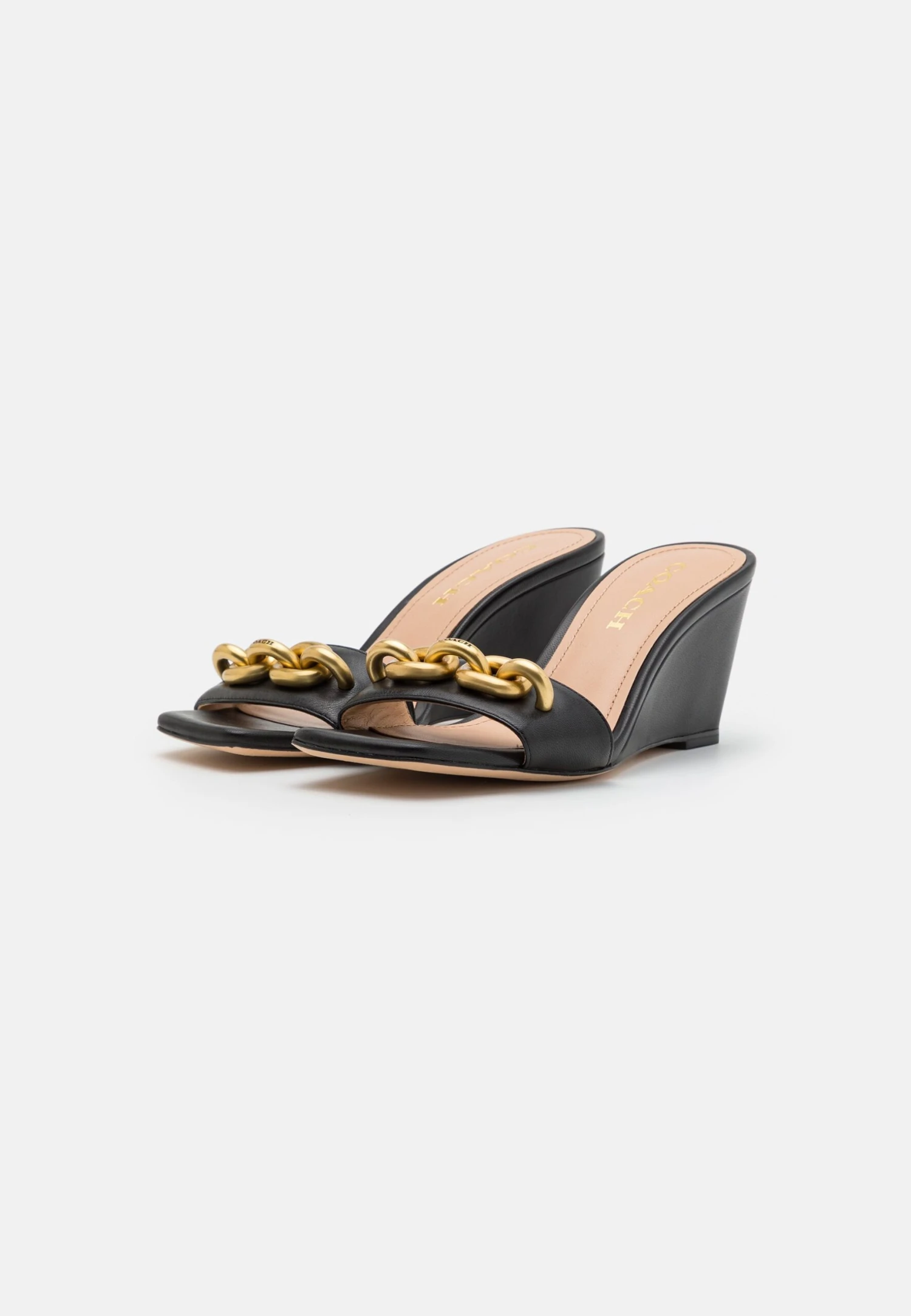 Coach Elsie Wedge - Heeled Mules - Black - Image 2