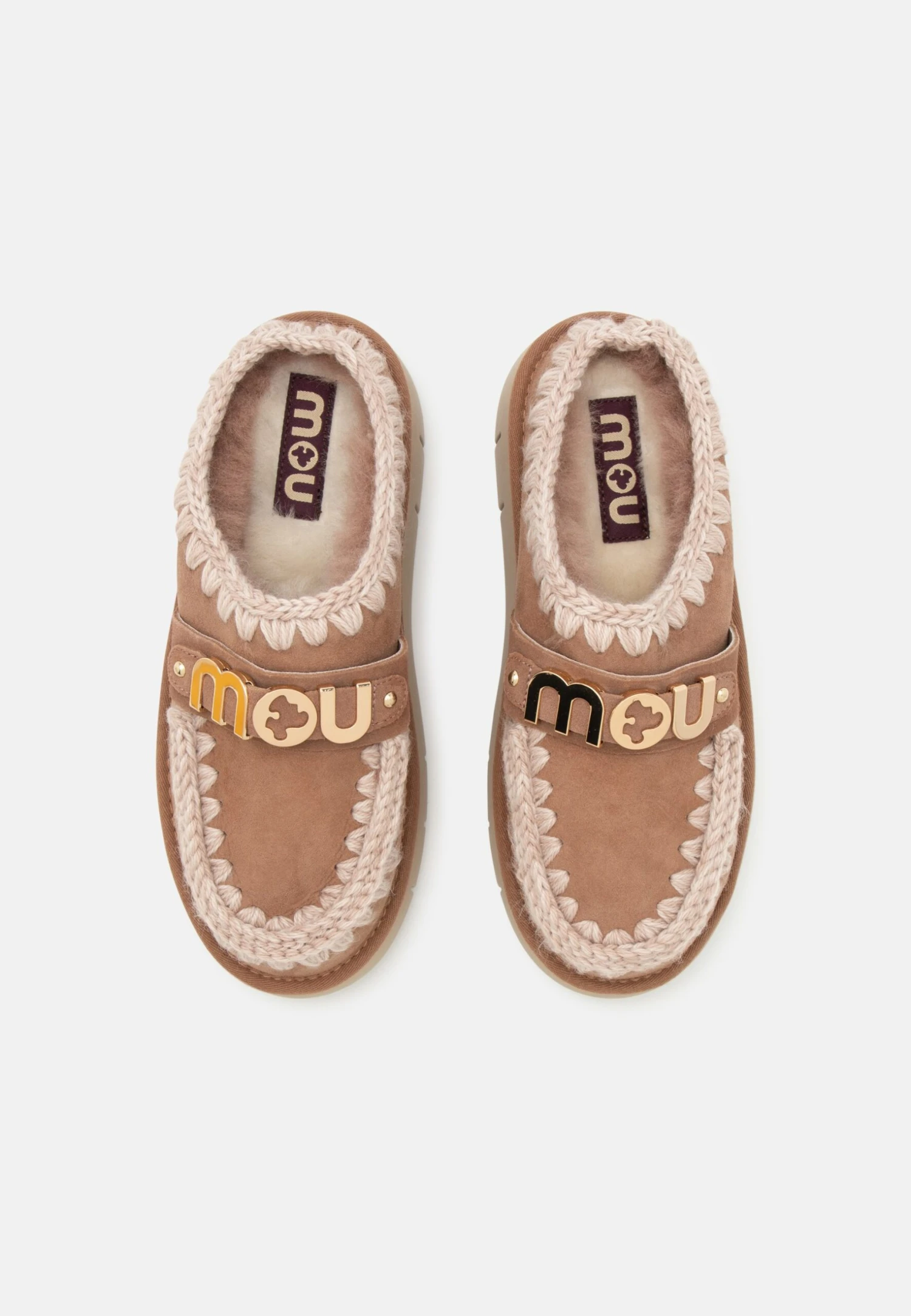 Mou BOUNCE CLOG METAL LOGO - Mules - Pink Brown - Image 5