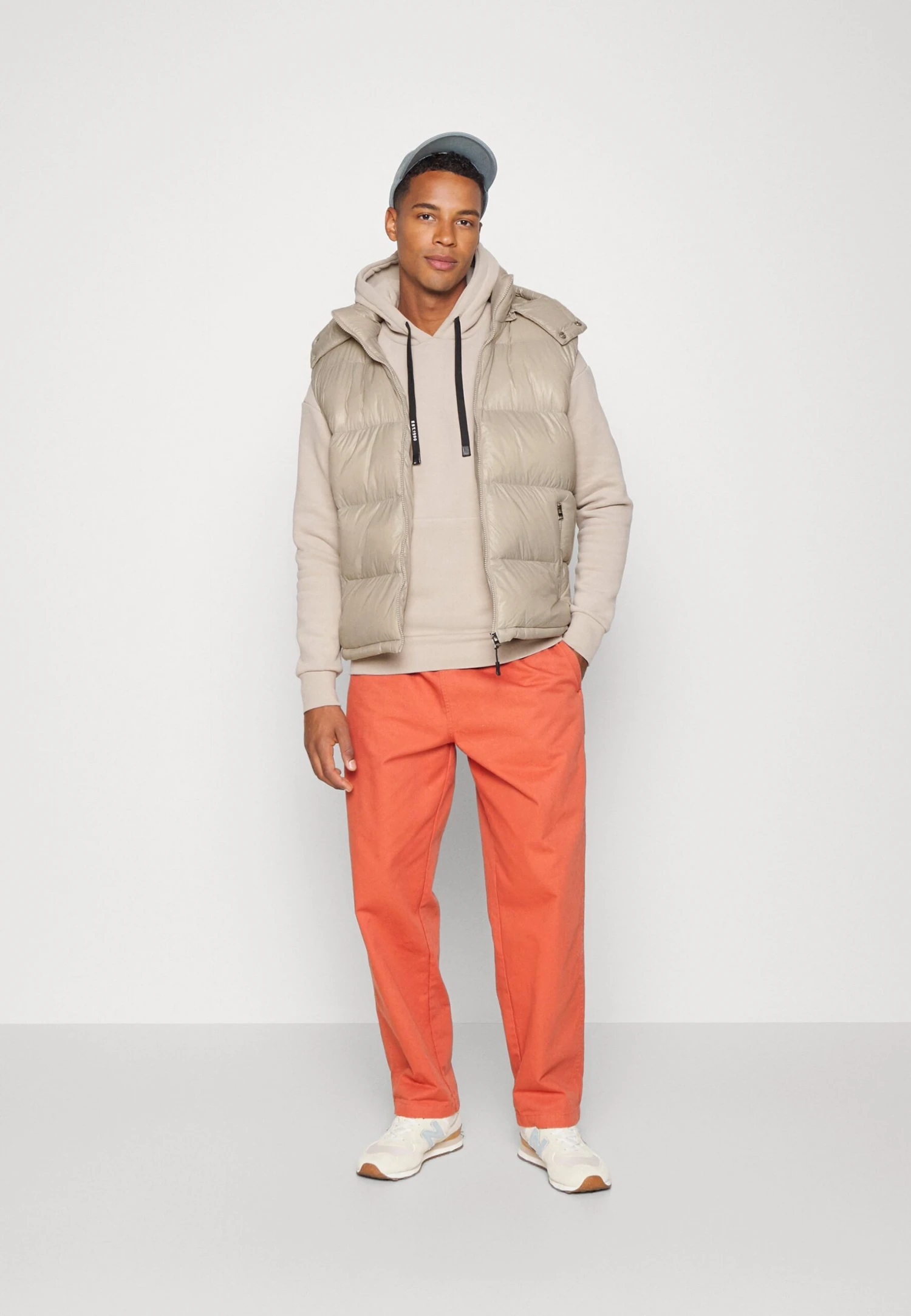 BRAVE SOUL Jaredgilstn - Waistcoat - Stone - Image 2