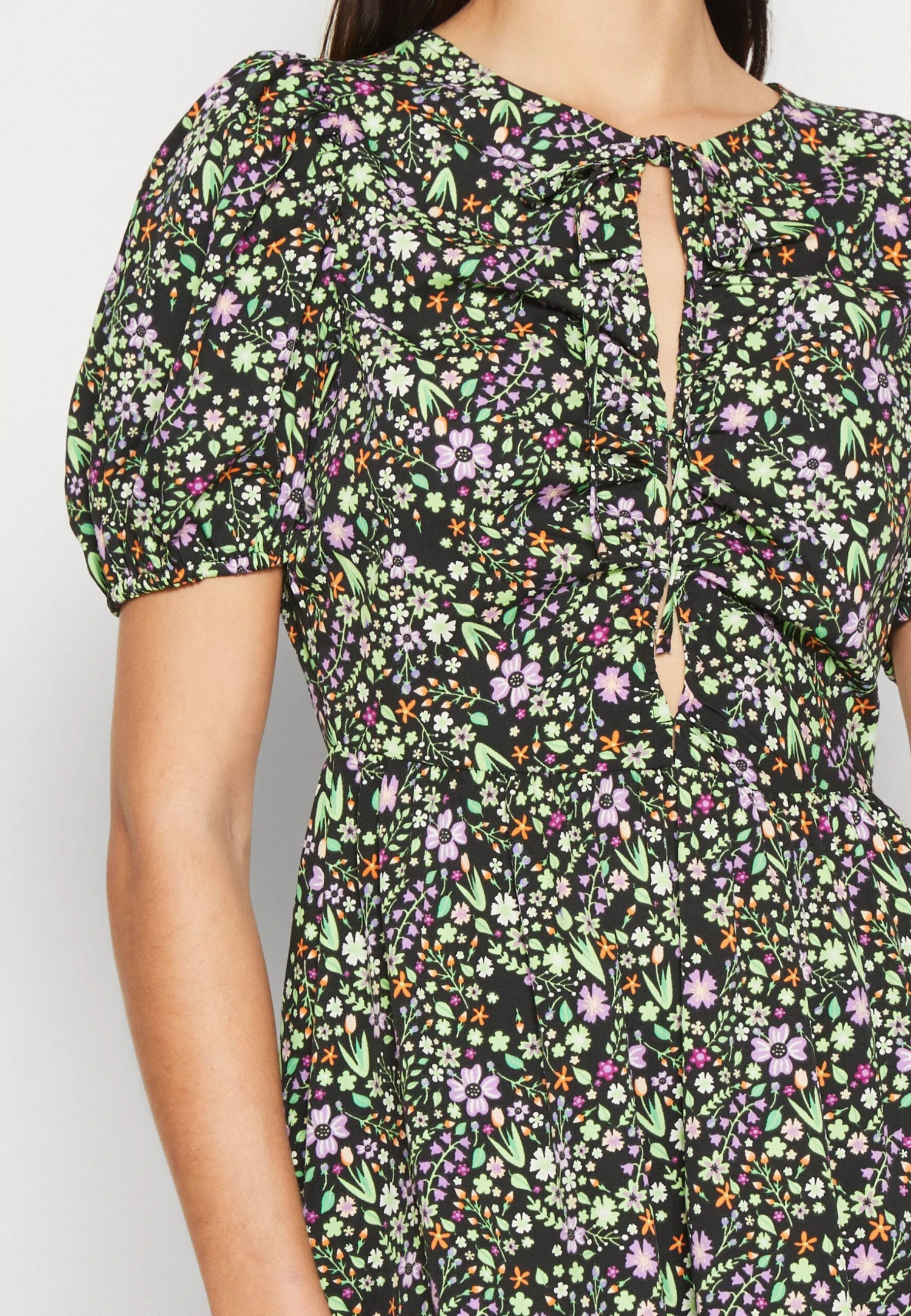 Noisy May Nmdevon Cut Out Short Dress - Day Dress - Black - Image 6