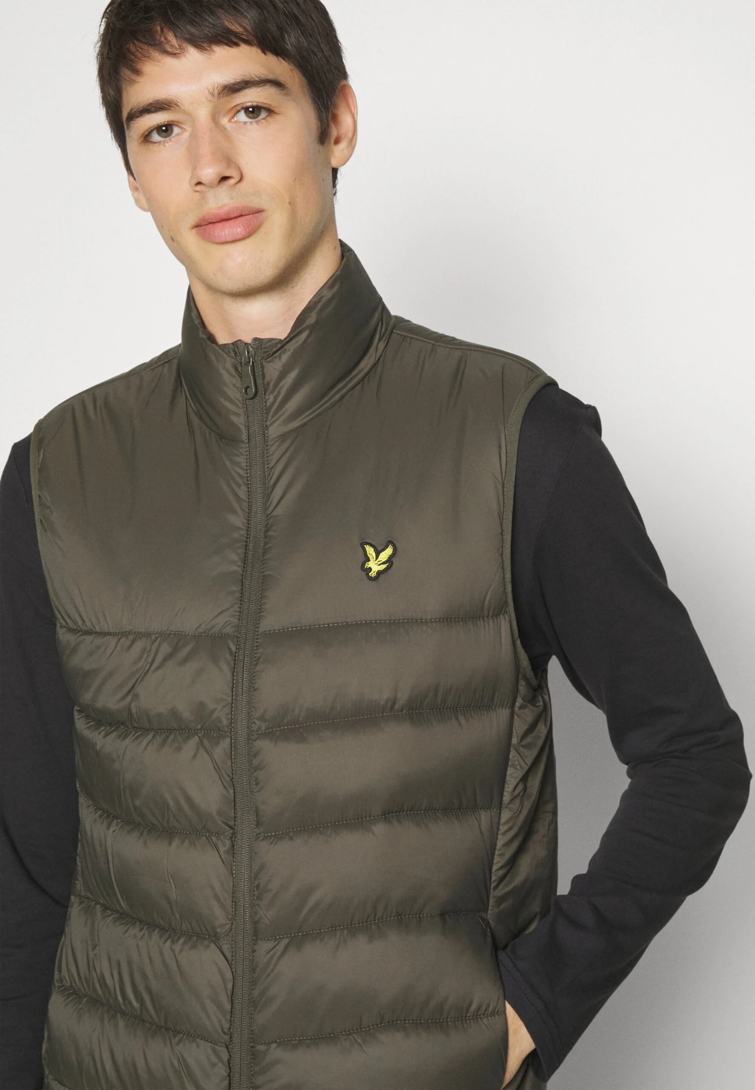 Lyle & Scott Waistcoat - Olive - Image 6
