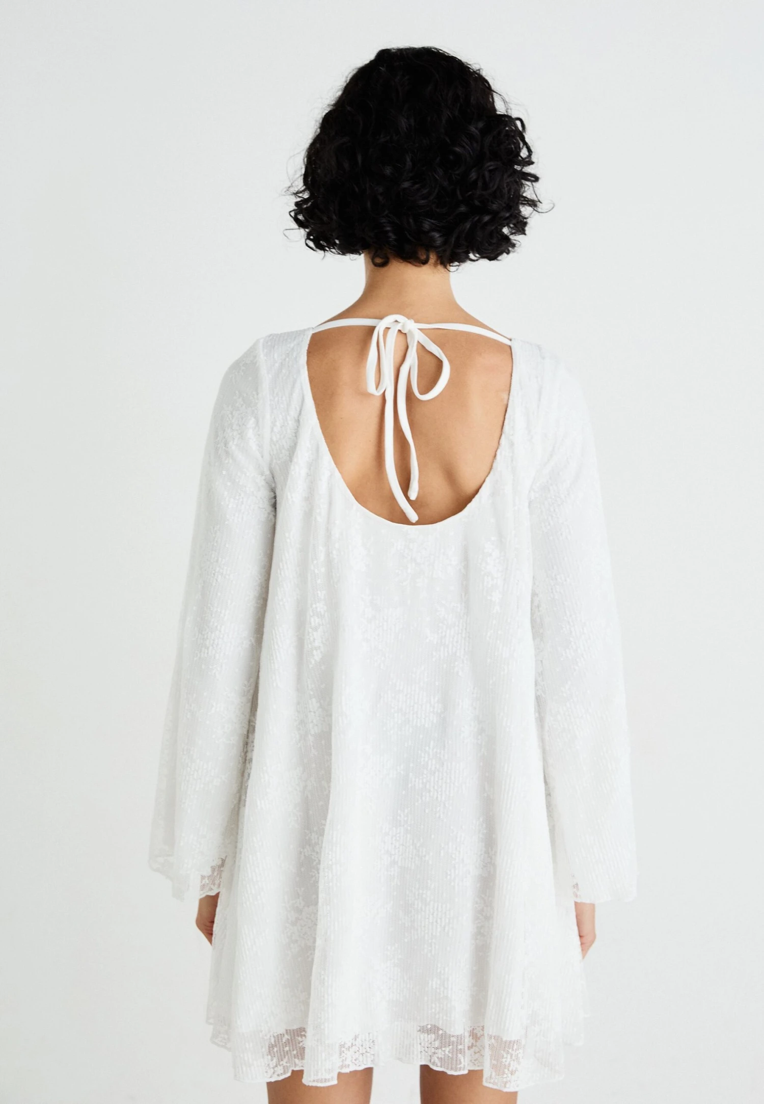 Gina Tricot DRESS - Day Dress - Offwhite