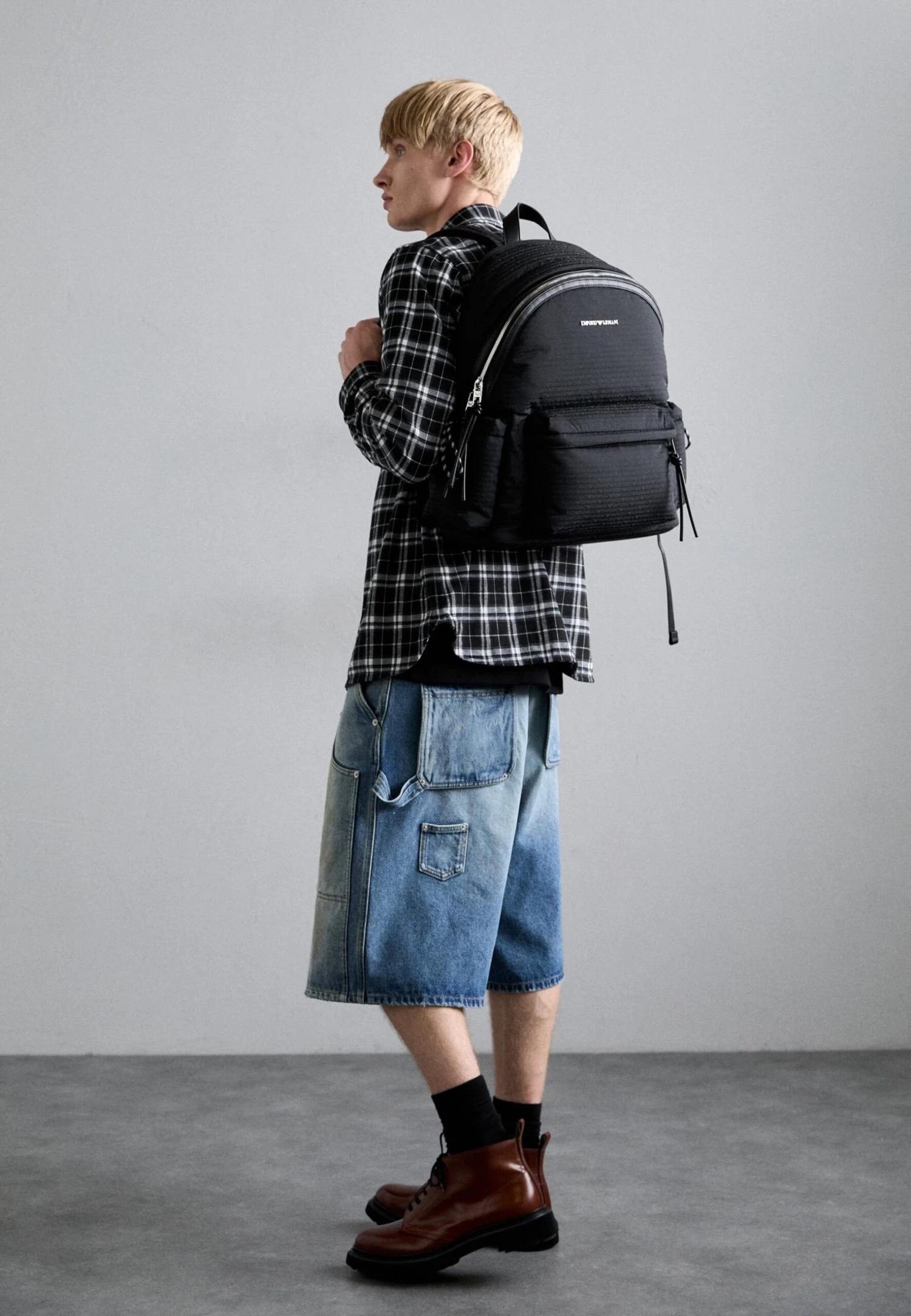 Emporio Armani BACKPACK - Rucksack - Black Beauty - Image 3