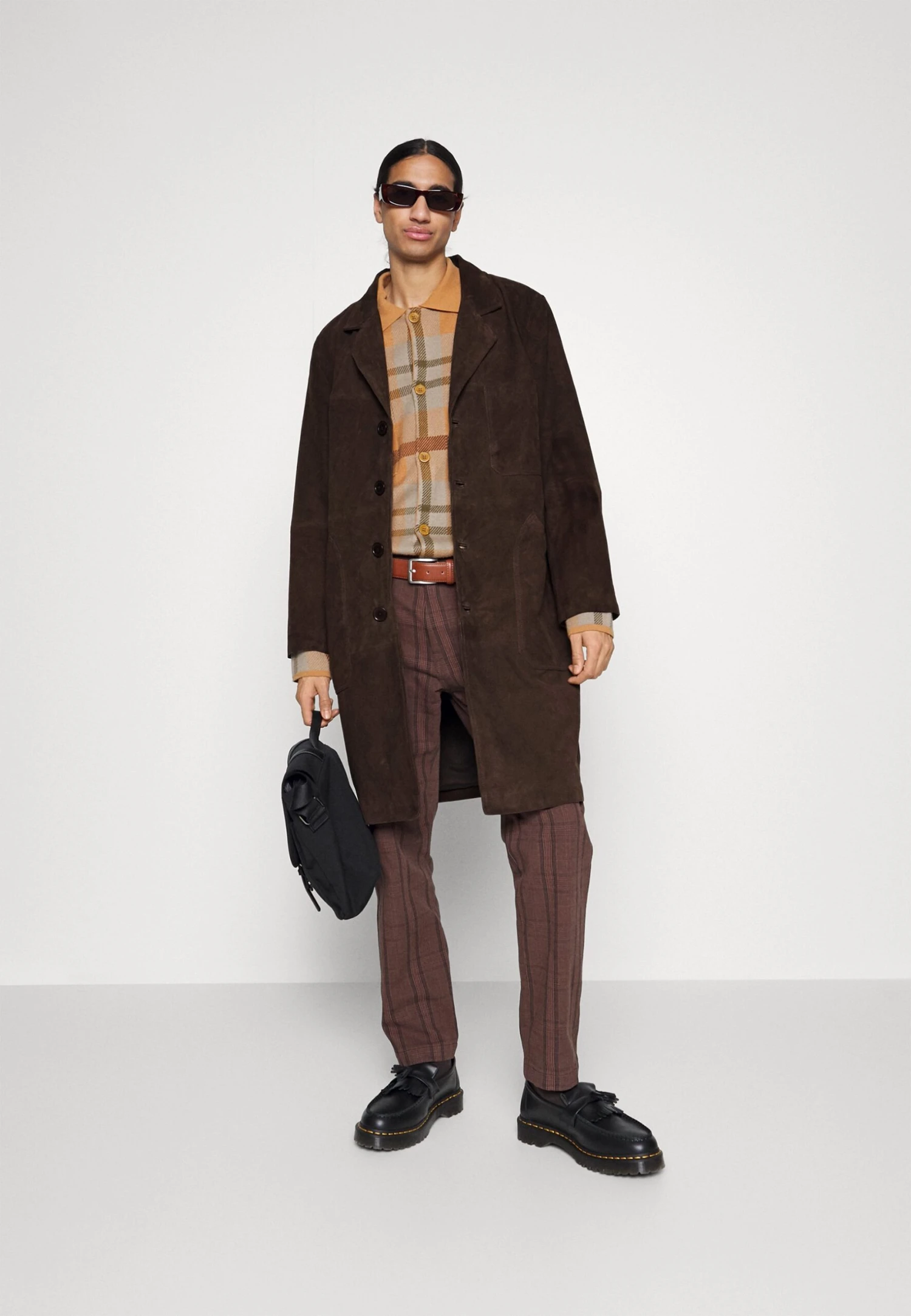 Painter Coat Suede - Leather Jacket - Brown - Image 2