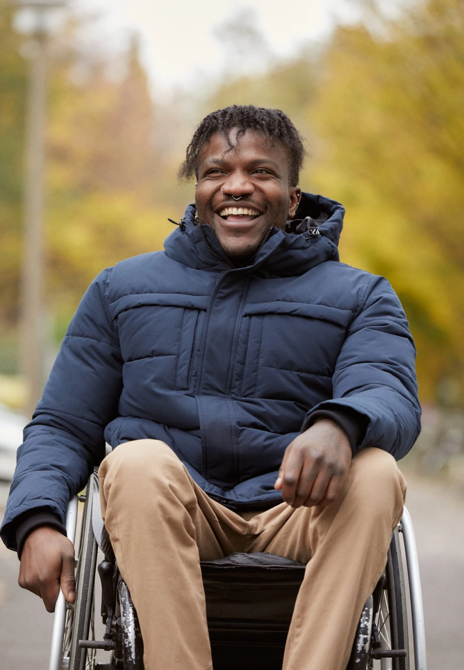 Pier One Winter Jacket - Dark Blue