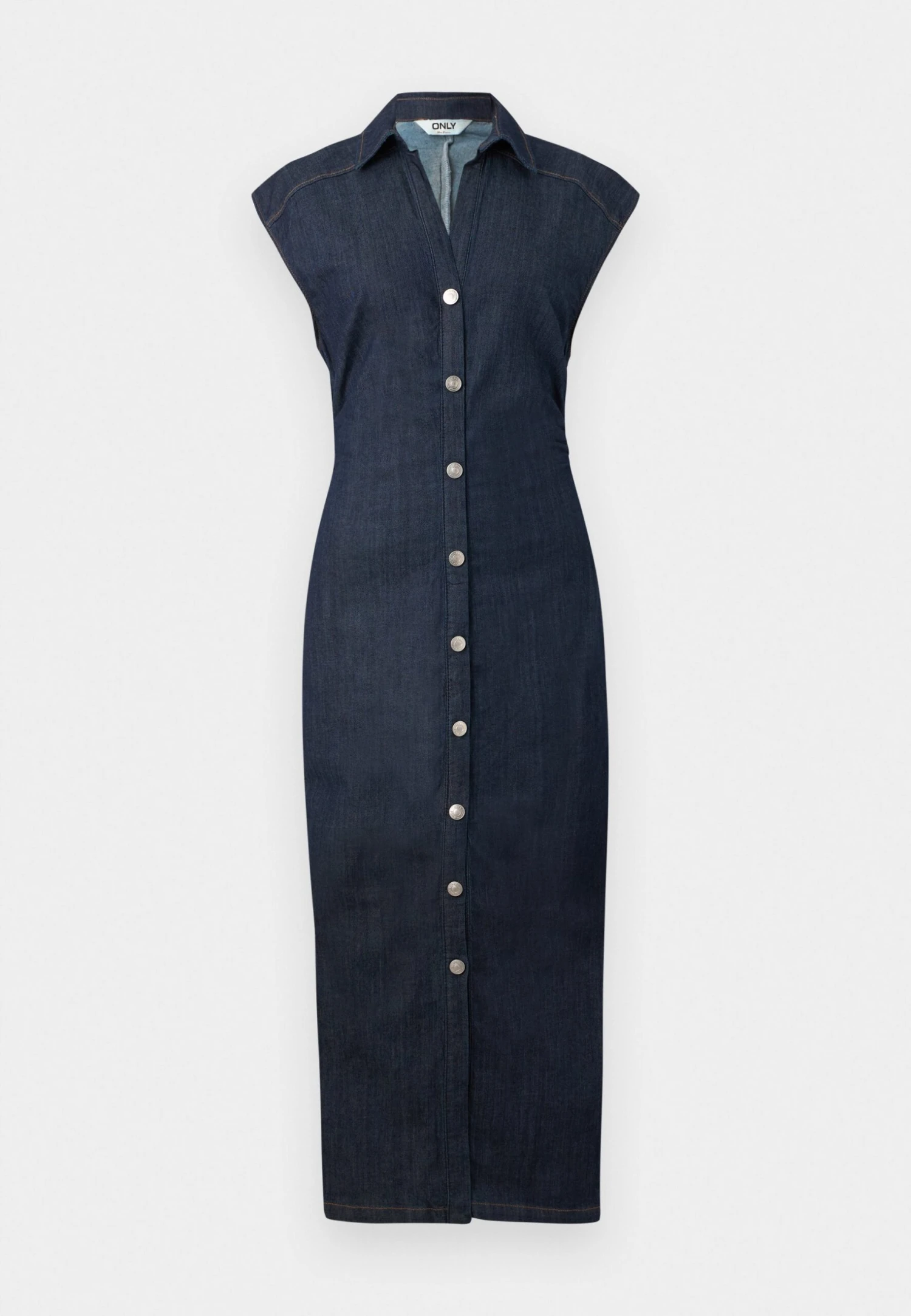 ONLY ONLBABE CAPSLEEVE MIDI DRESS - Denim Dress - Dark Blue Denim - Image 5