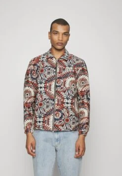 Chase Jacket Unisex - Light Jacket - Navy/Rust