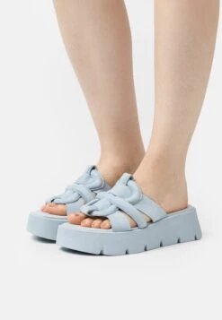 Gabor Heeled Mules - Sky