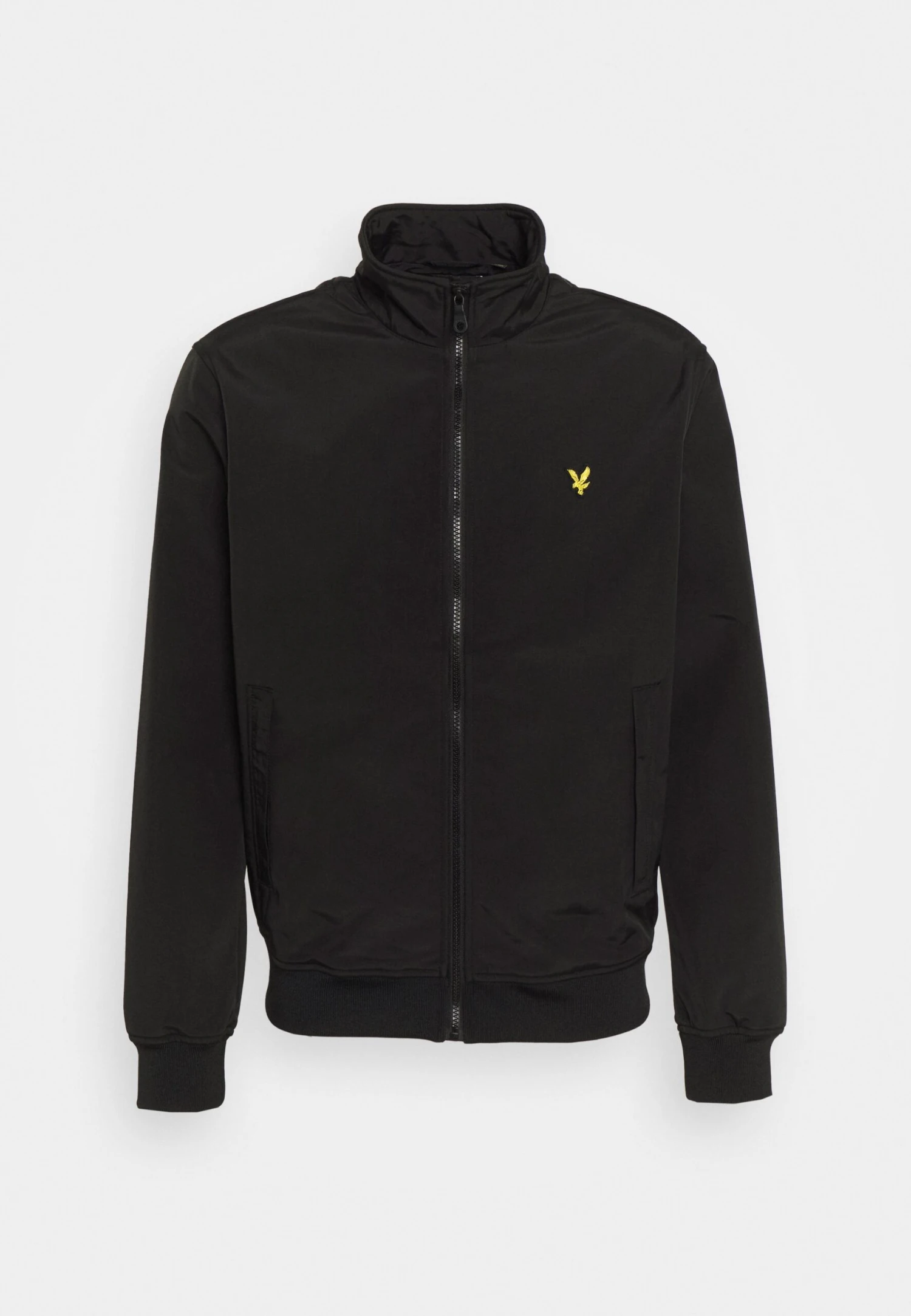 Lyle & Scott Funnel Neck Jacket - Summer Jacket - Jet Black - Image 4